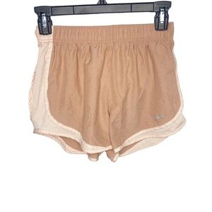 Nike blush pink running shorts size small